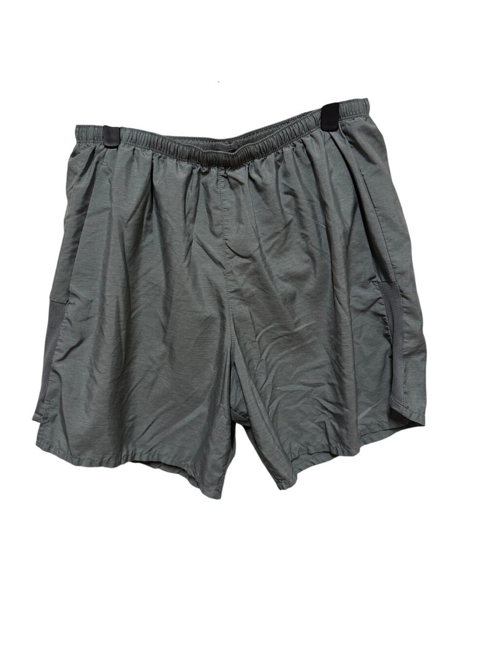 Nike Dri-fit Running Shorts Grey built in liner Womens size Large